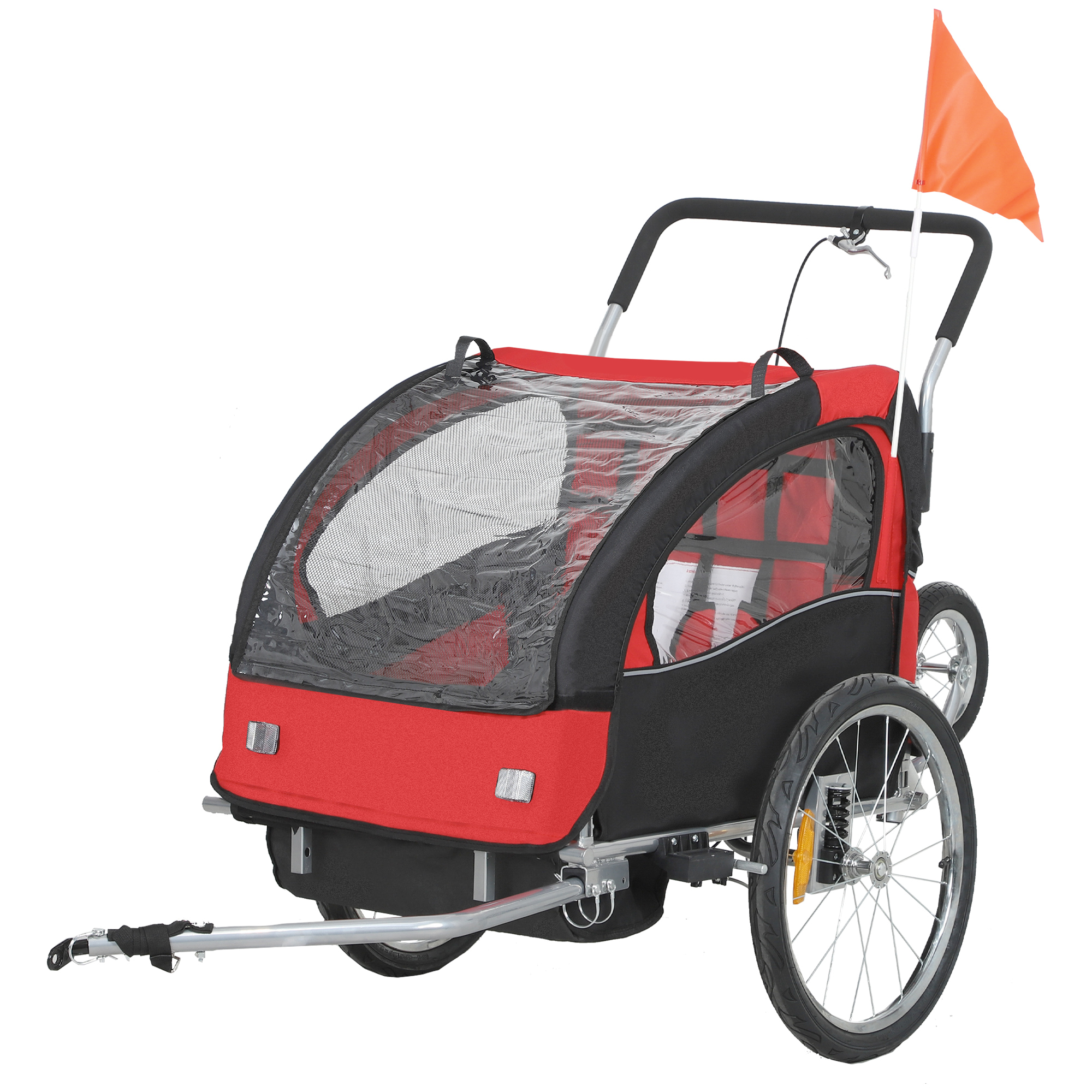2-Seat Elite 360 Swivel Bike Trailer for Kids